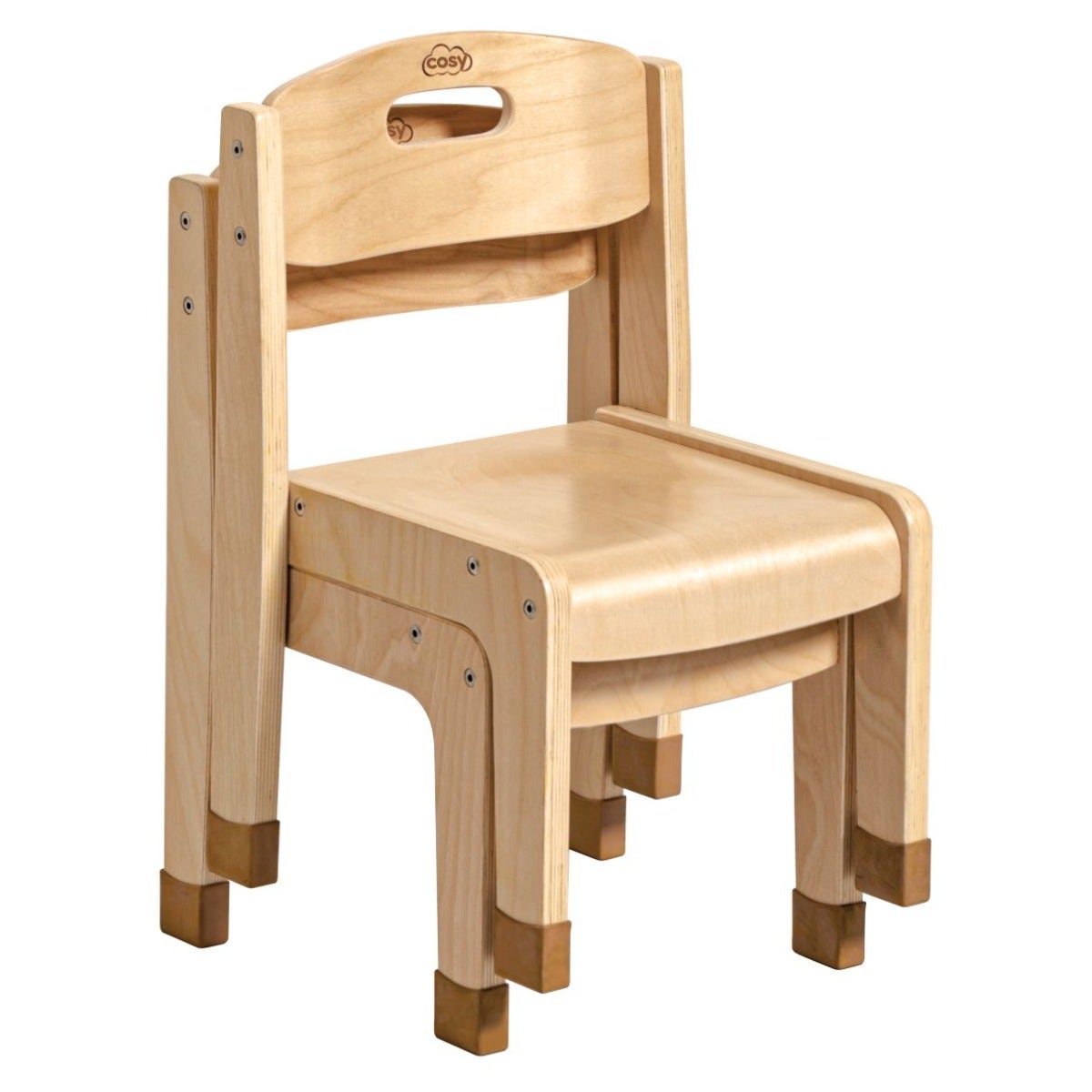 Stackable Chairs 4pk 8.27inH