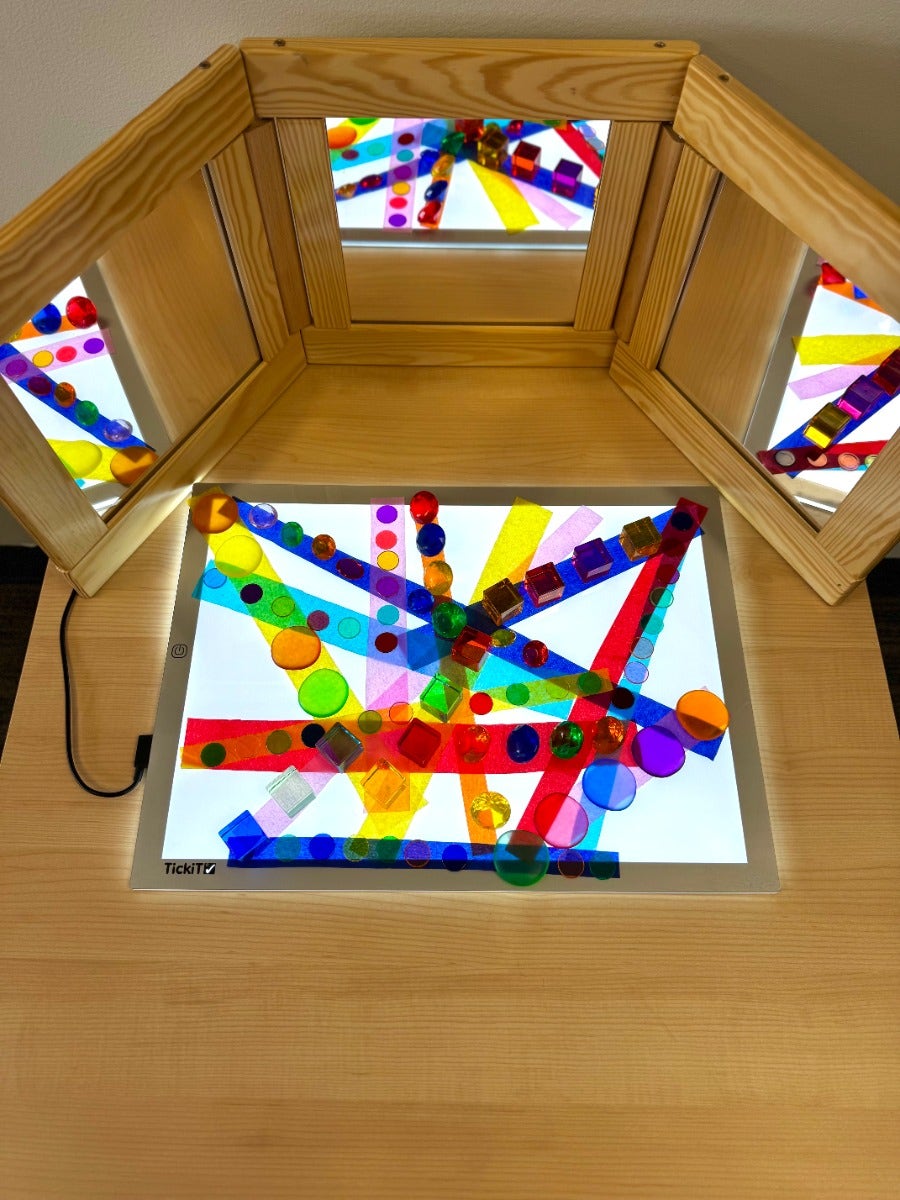 Table Triptych Mirror