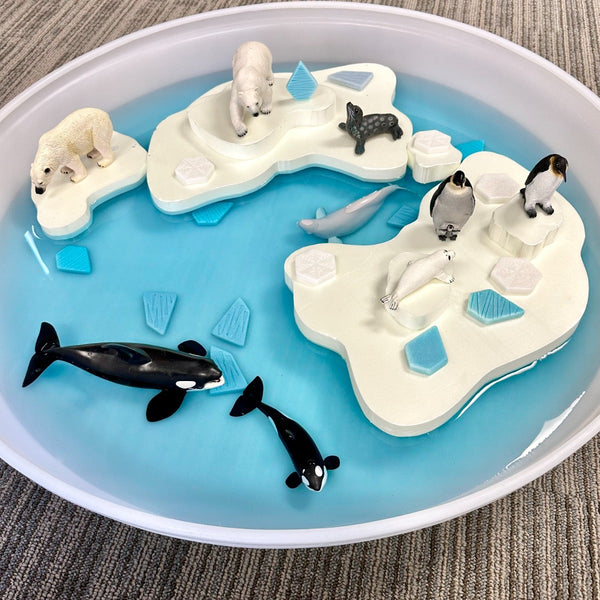 Floating Icebergs 7 pack