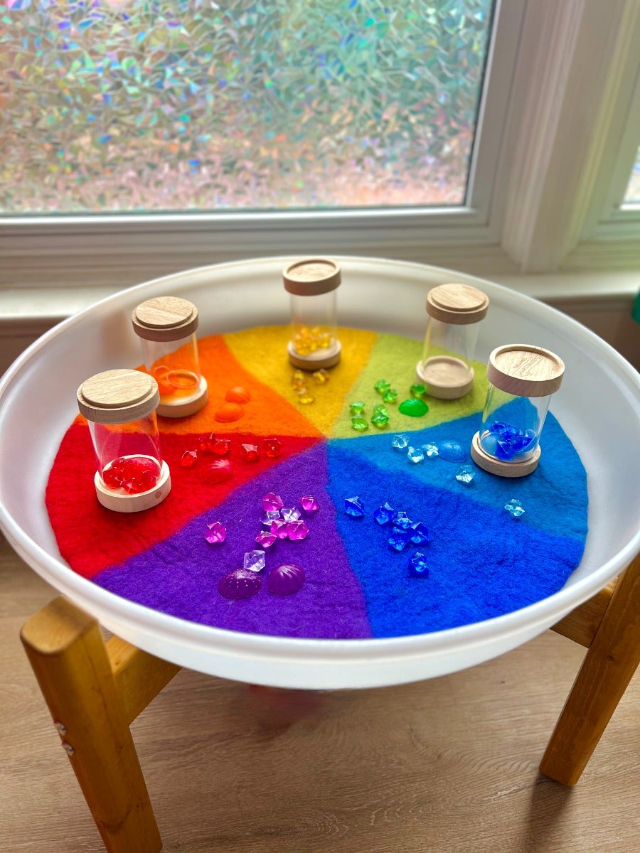 Felt Rainbow Mat